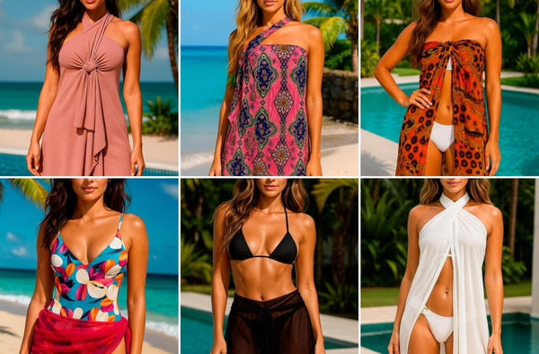 Saida de Praia personalizada com a marca do cliente . Cover Up beachwear - privatelabel