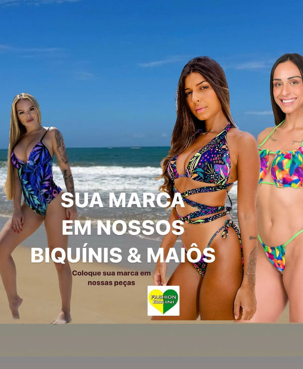 Sua Marca em nossos Biquínis e Maiôs - Moda Praia Brasileira - Atacado - Privatelabel
