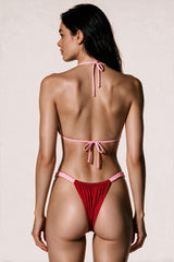 Biquíni Charlotte  Vermelho/Rosa