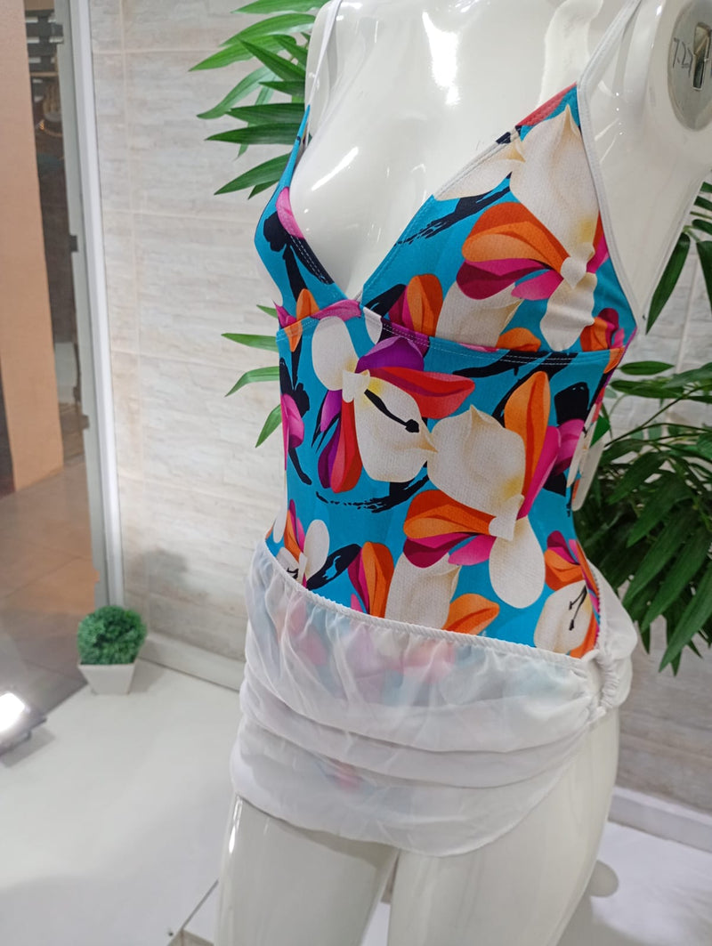 Saia Star tule branco