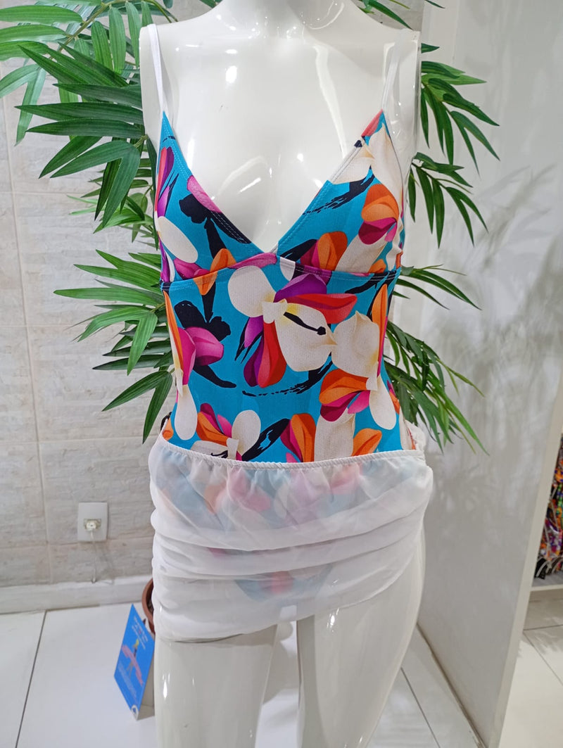 Saia Star tule branco