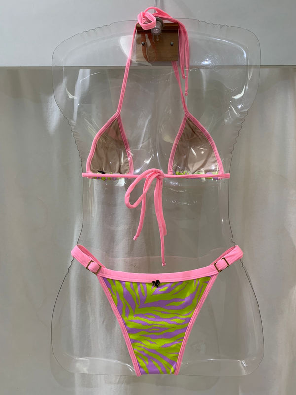 Biquíni Gigi Zebra Neon