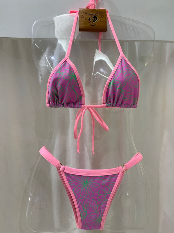 Biquíni Gigi Flor Rosa