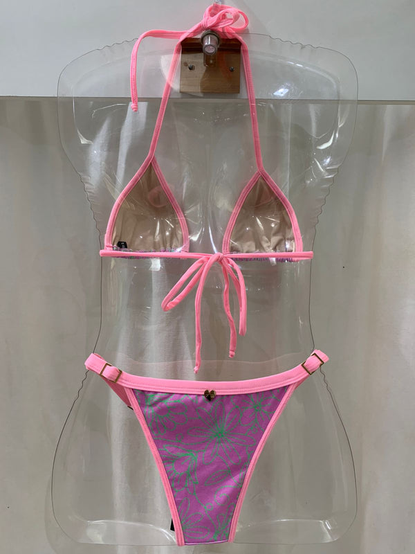 Biquíni Gigi Flor Rosa