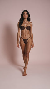 Biquini Júlia Marrom